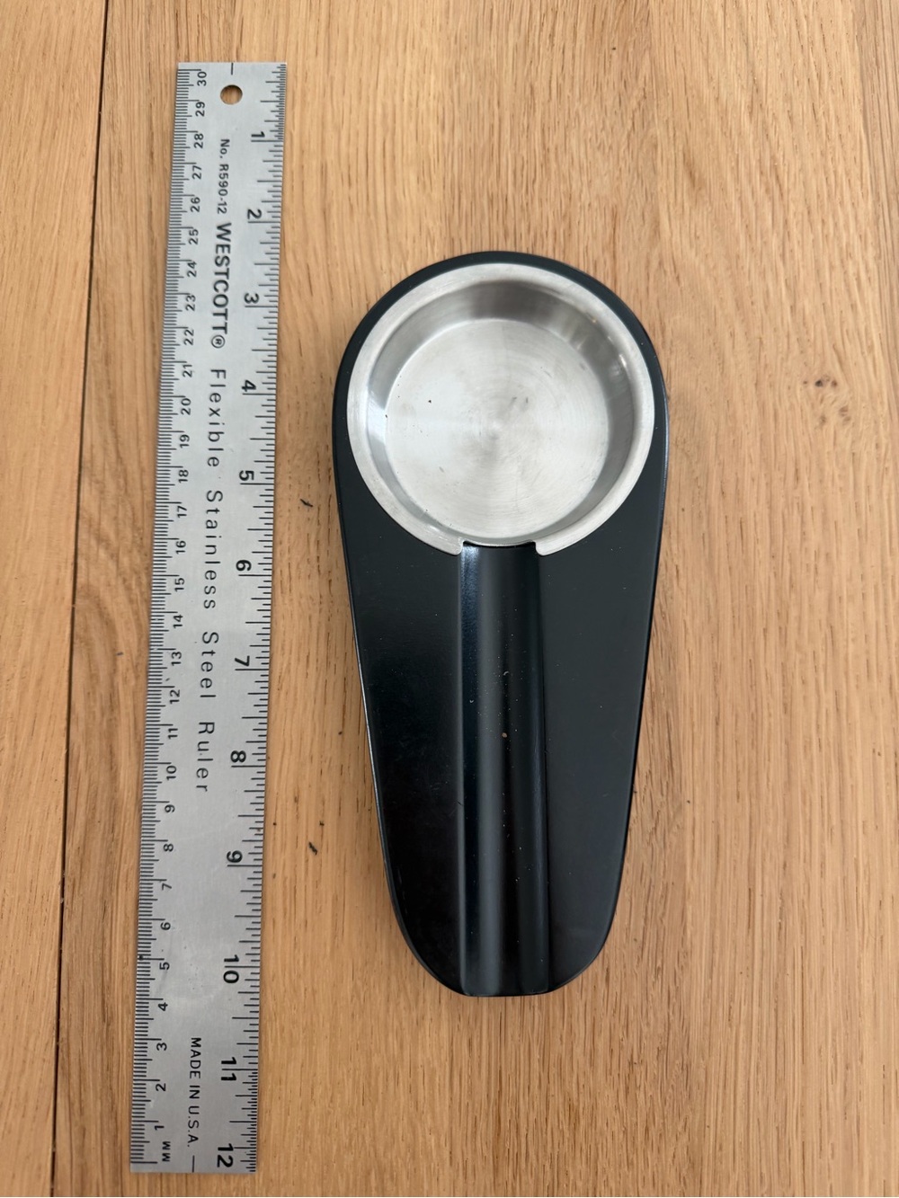 Black and Silver Ashtray